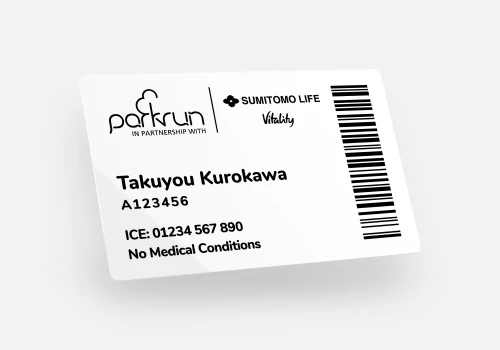parkrun Japan IDカード - Image 2