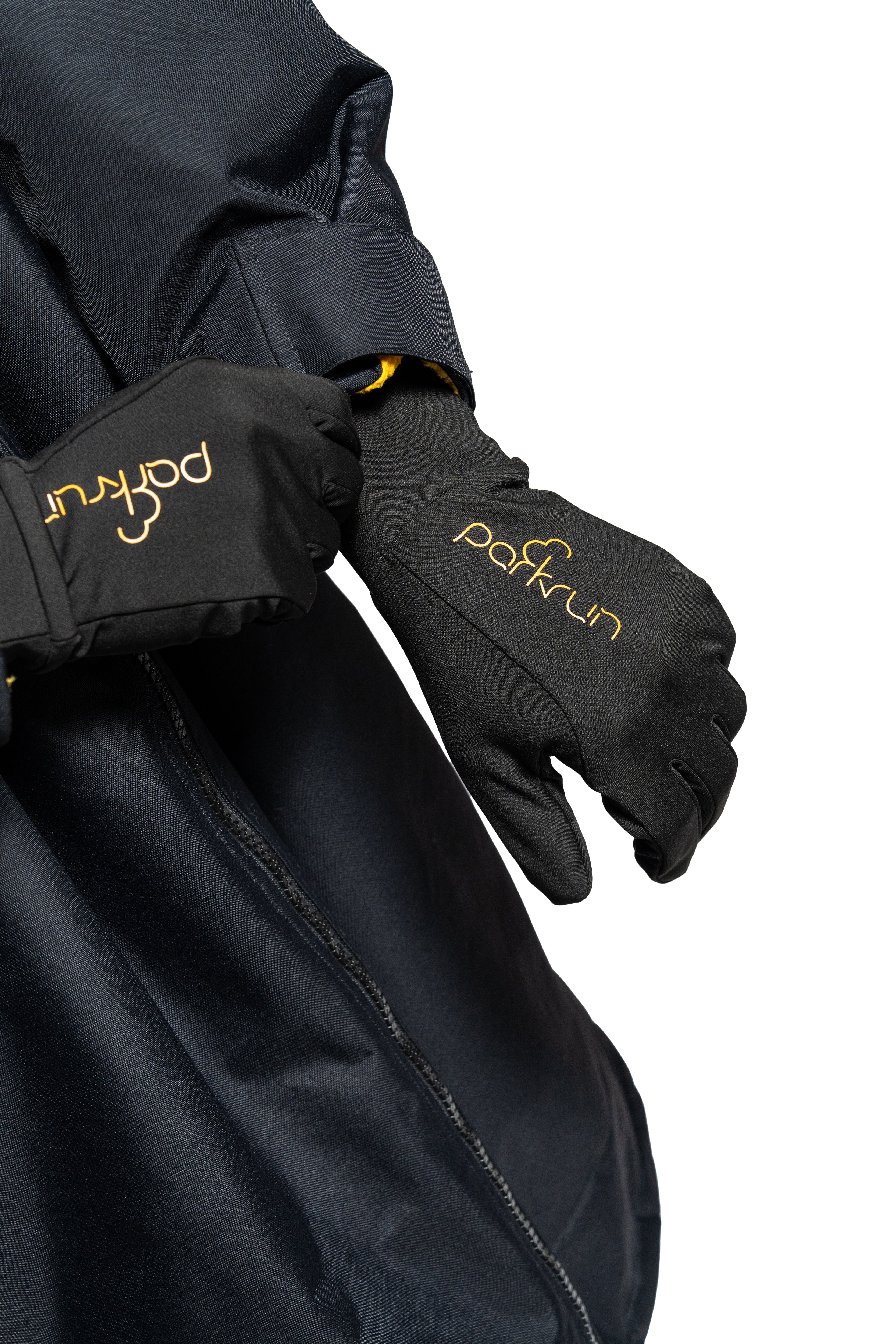 parkrun Premium Gloves (BLACK) - Image 2