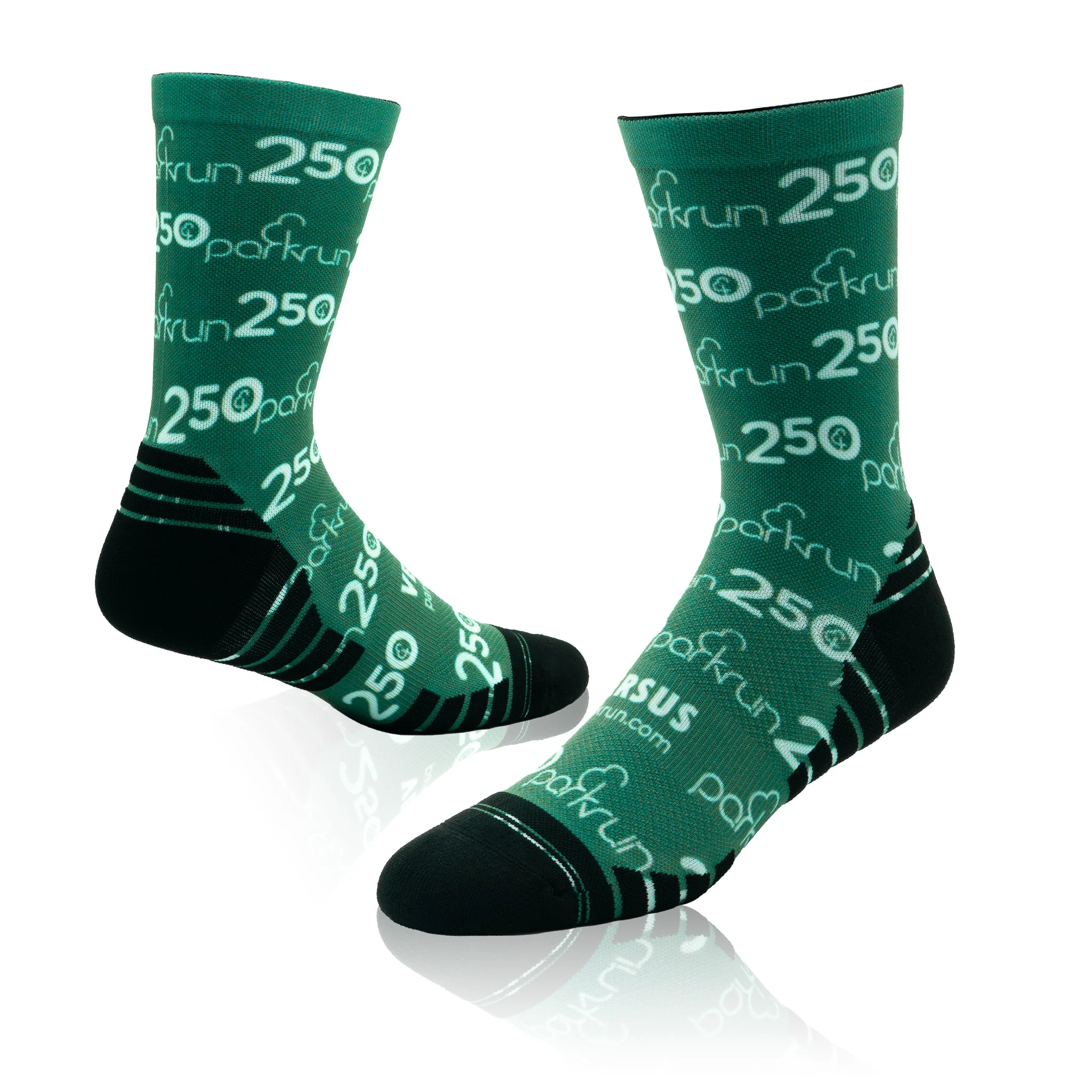 parkrun Milestone 250 Walk/Run Socks - Image 3