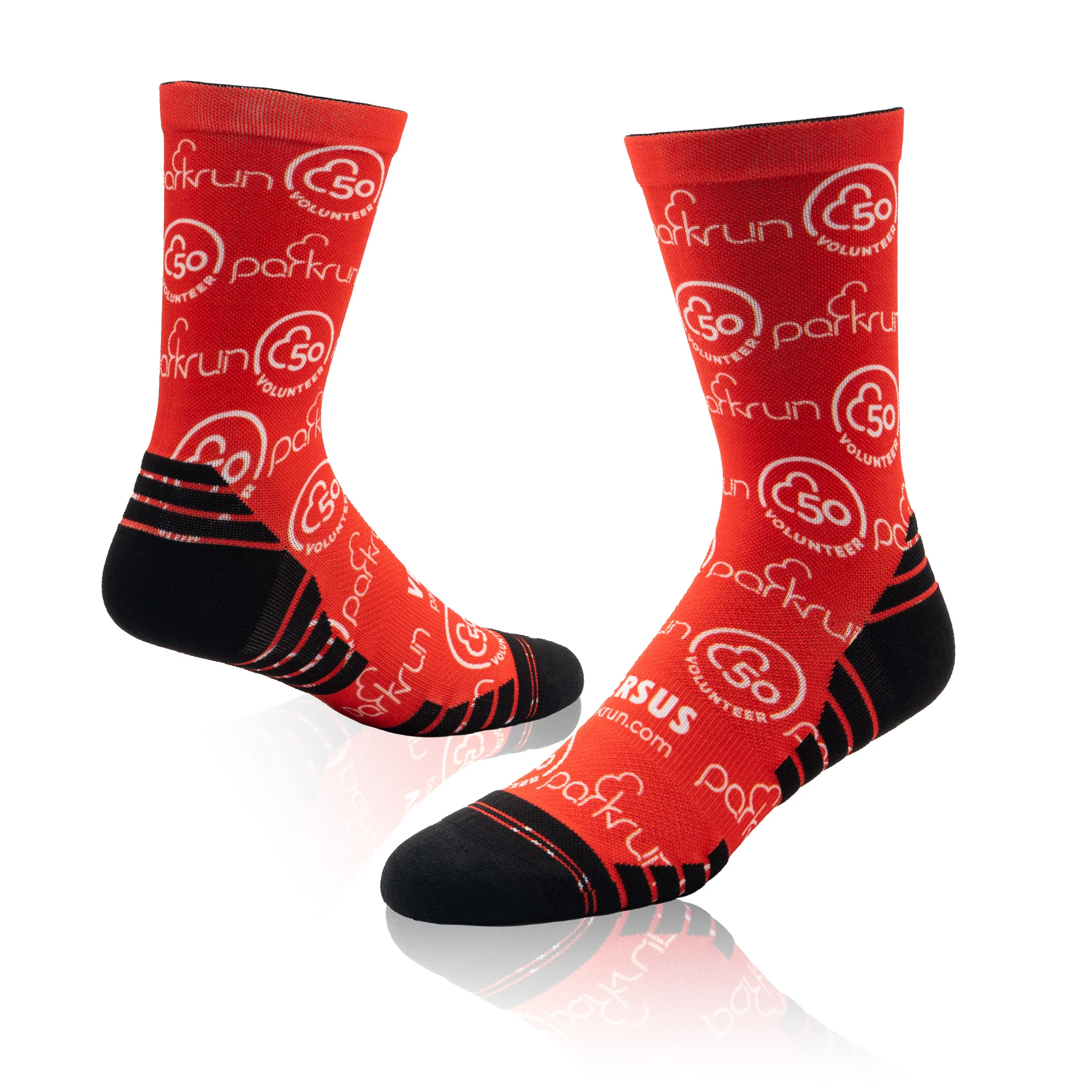 parkrun Milestone 50 Volunteer Socks - Image 3
