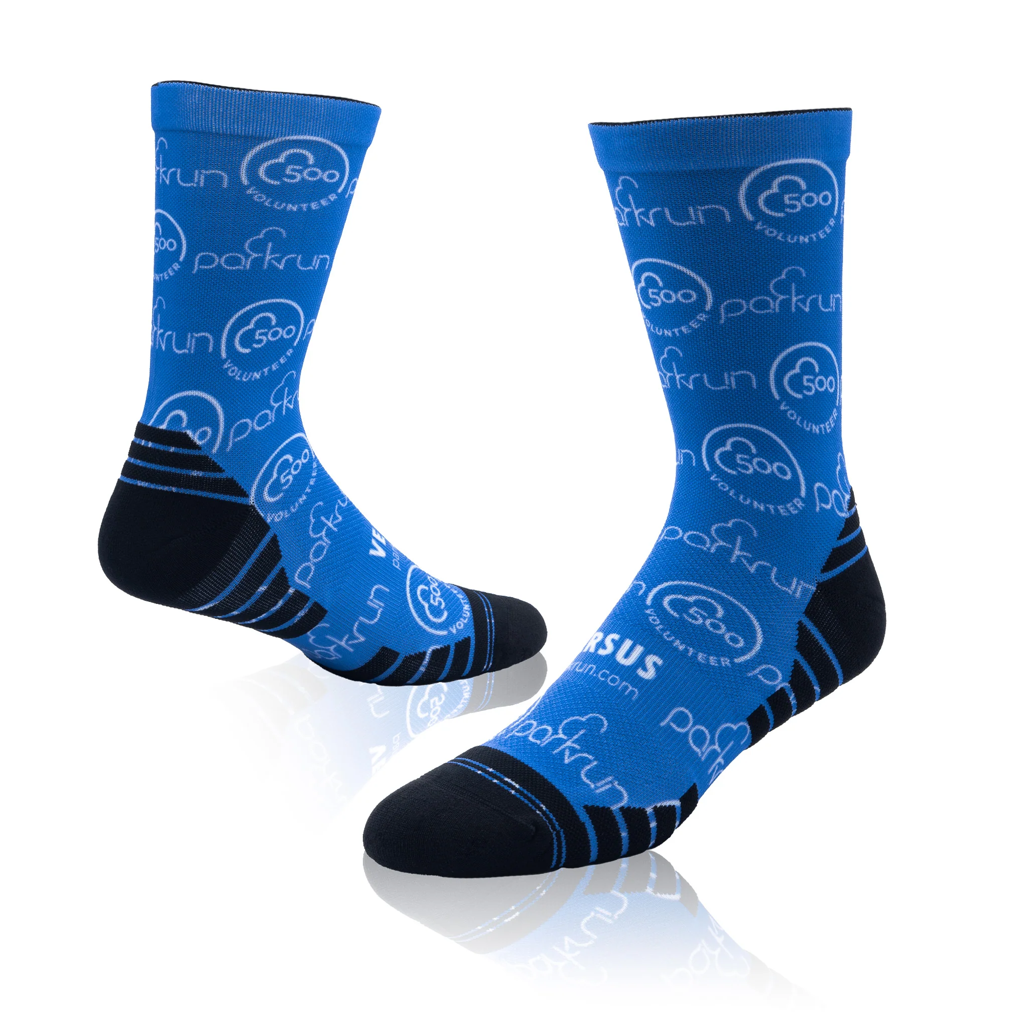 parkrun Milestone 500 Volunteer Socks - Image 3