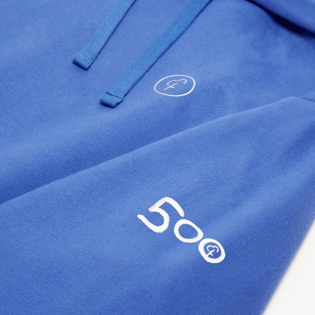 Men's blue 500 hoodie - Image 2