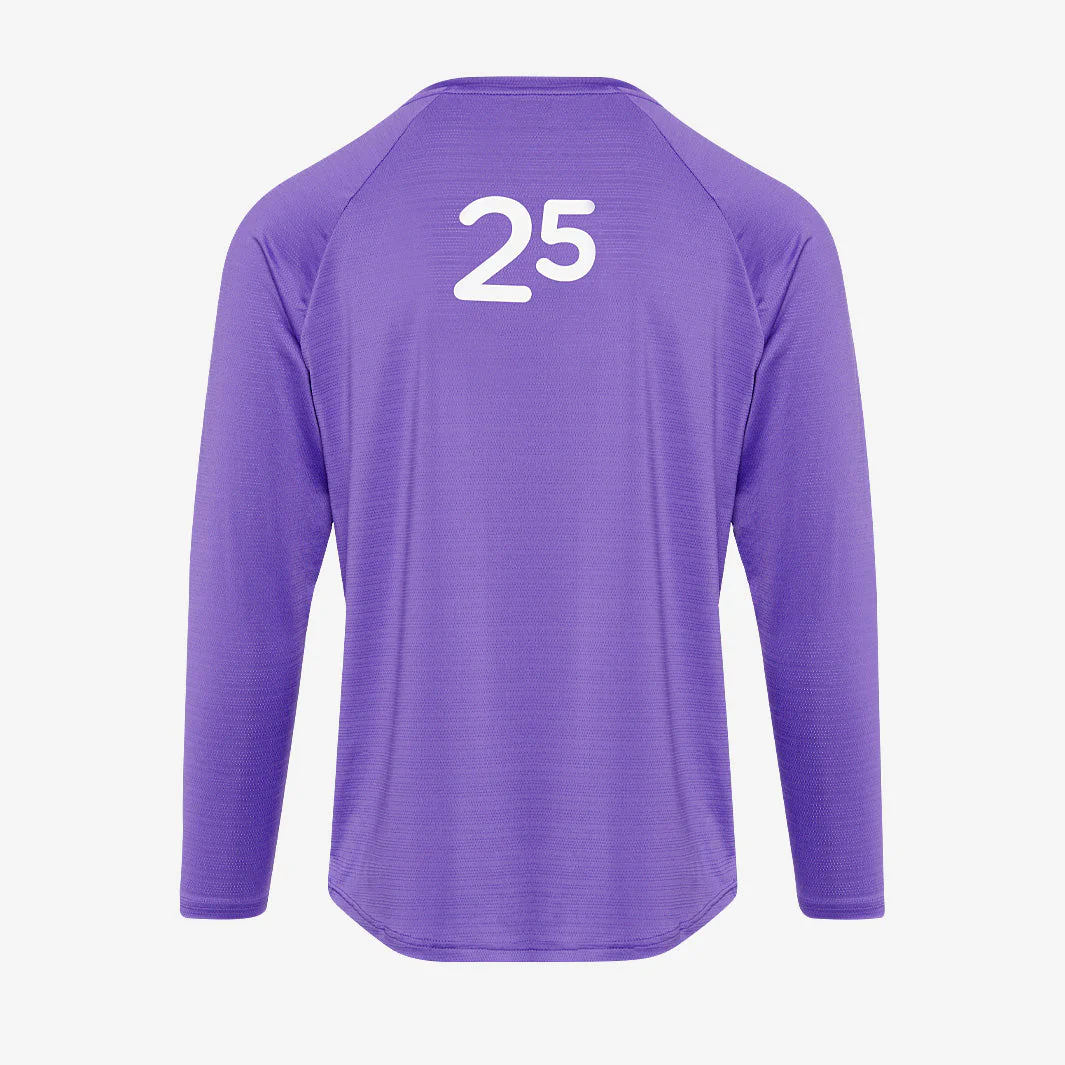 parkrun Milestone Men's Long Sleeve Shirt 25 - Purple