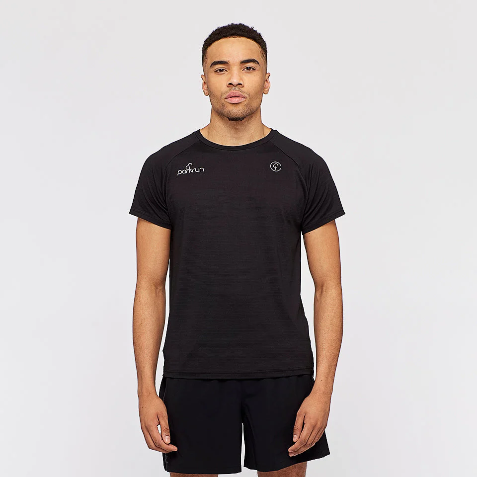 parkrun Milestone Men's T-Shirt 100 - Black - Image 4