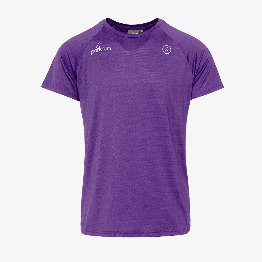 parkrun Milestone Men's T-Shirt 25 - Purple - Image 2