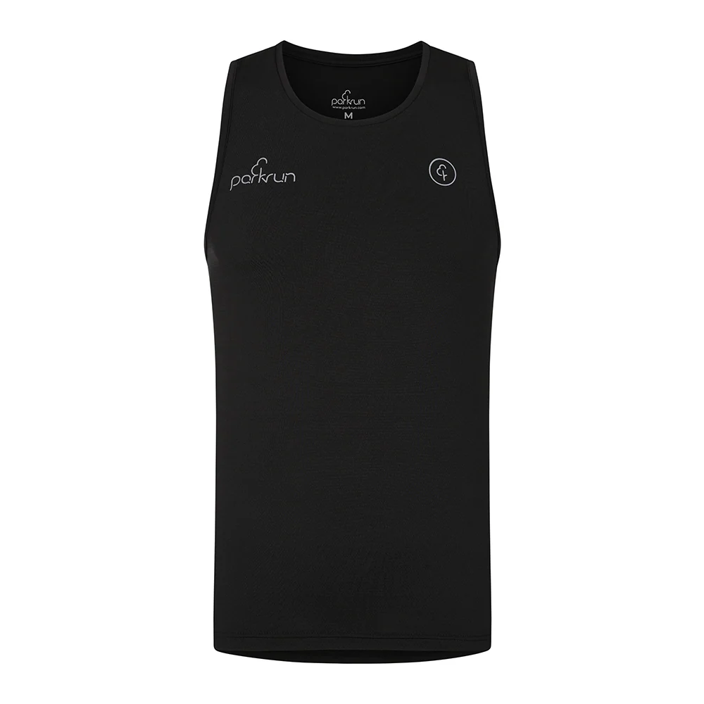 parkrun Milestone Men's Volunteer Singlet 100 - Image 2