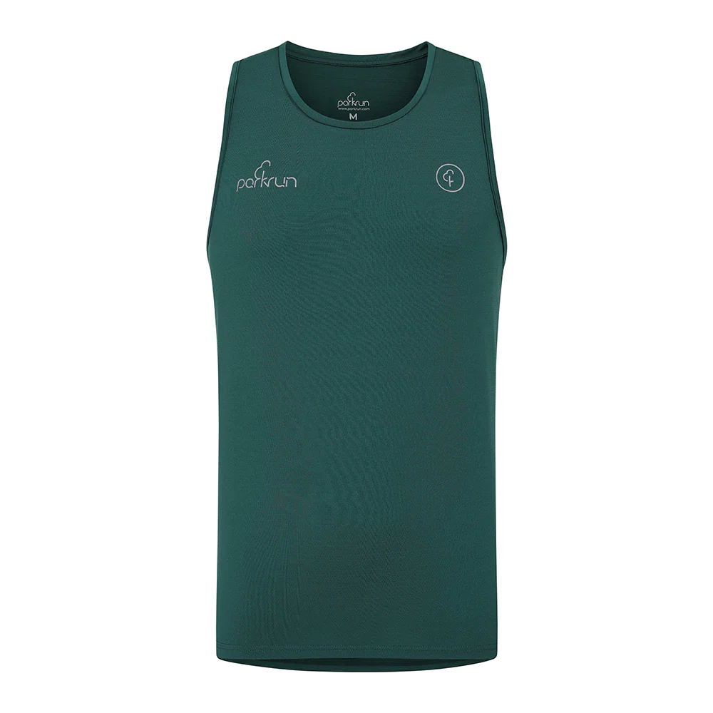 parkrun Milestone Men's Volunteer Singlet 250 - Image 2