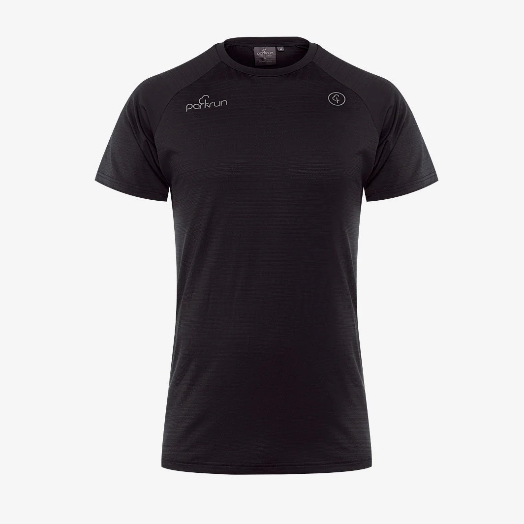 parkrun Milestone Men's Volunteer T-Shirt 100 - Black - Image 2
