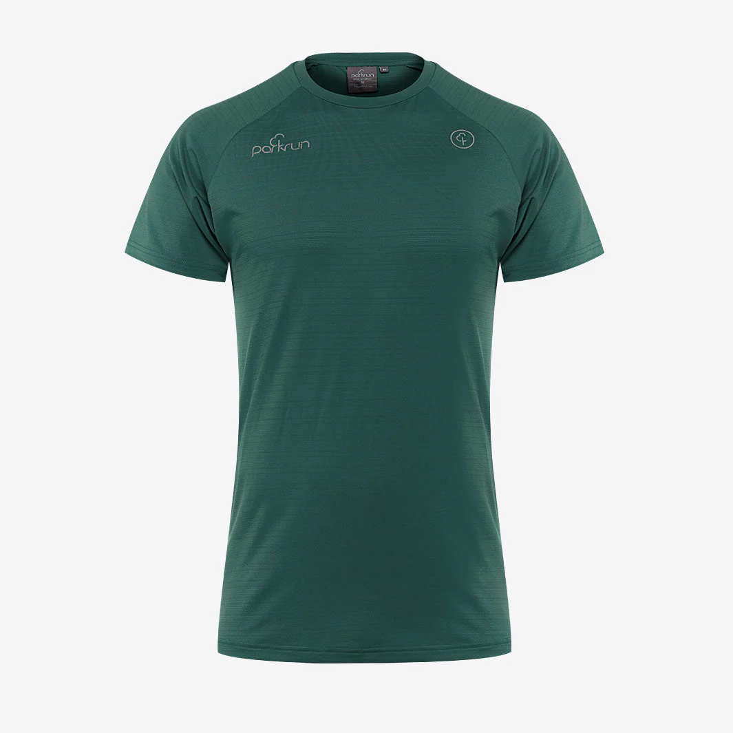 parkrun Milestone Men's Volunteer T-Shirt 250 - Green - Image 2
