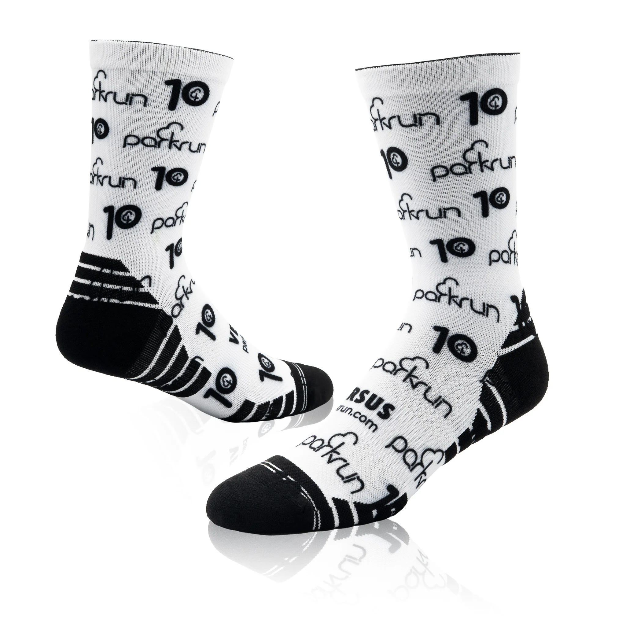 parkrun Milestone 10 Walk/Run Socks - Image 3