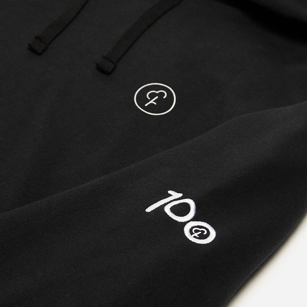 Women's black 100 hoodie - Image 2