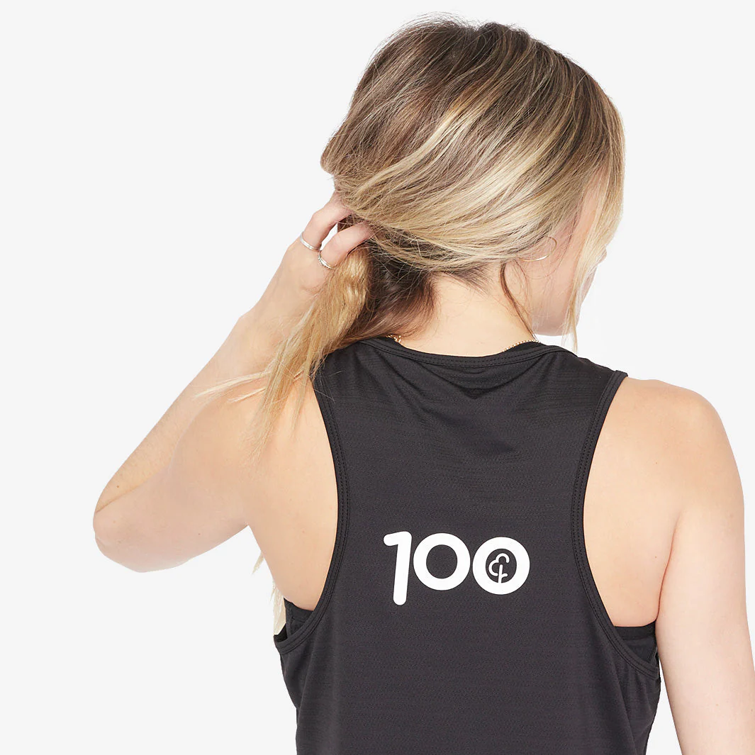 parkrun Milestone Women's Singlet 100 - Black - Image 2
