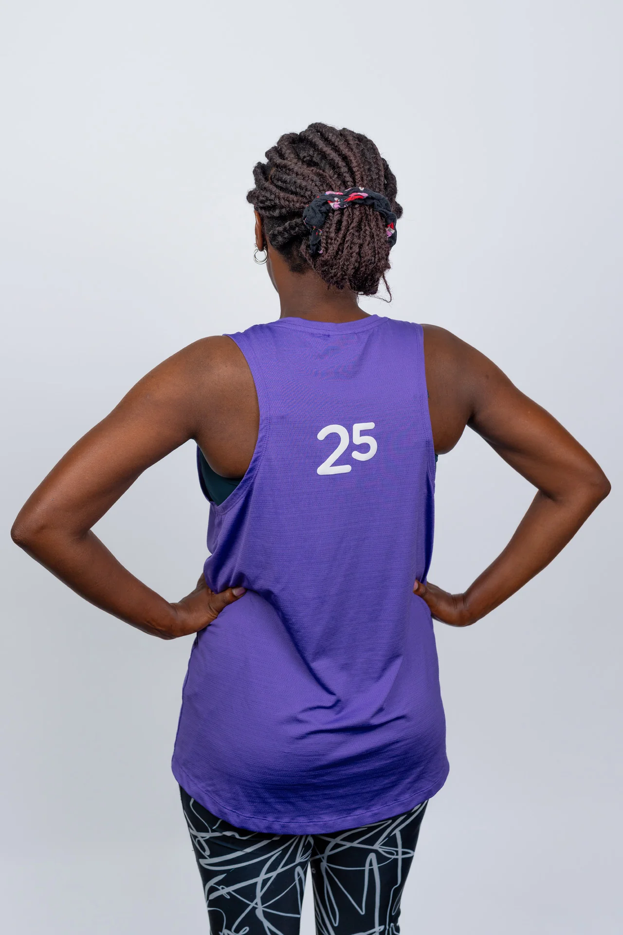parkrun Milestone Women's Singlet 25 - Purple - Image 3