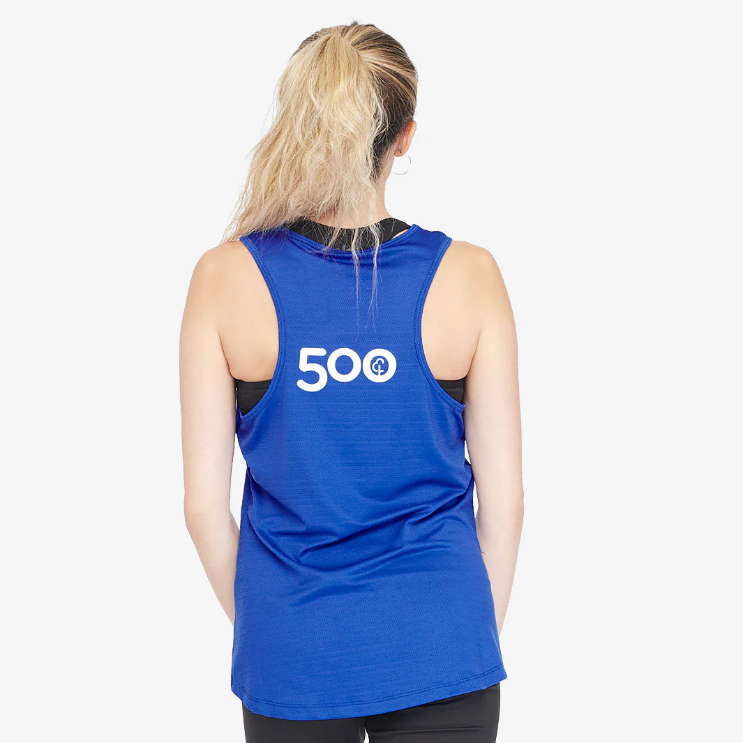 parkrun Milestone Women's Singlet 500 - Blue - Image 2