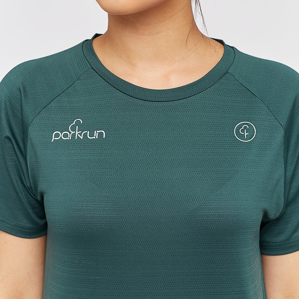 parkrun Milestone Women's T-Shirt 250 - Green - Image 4