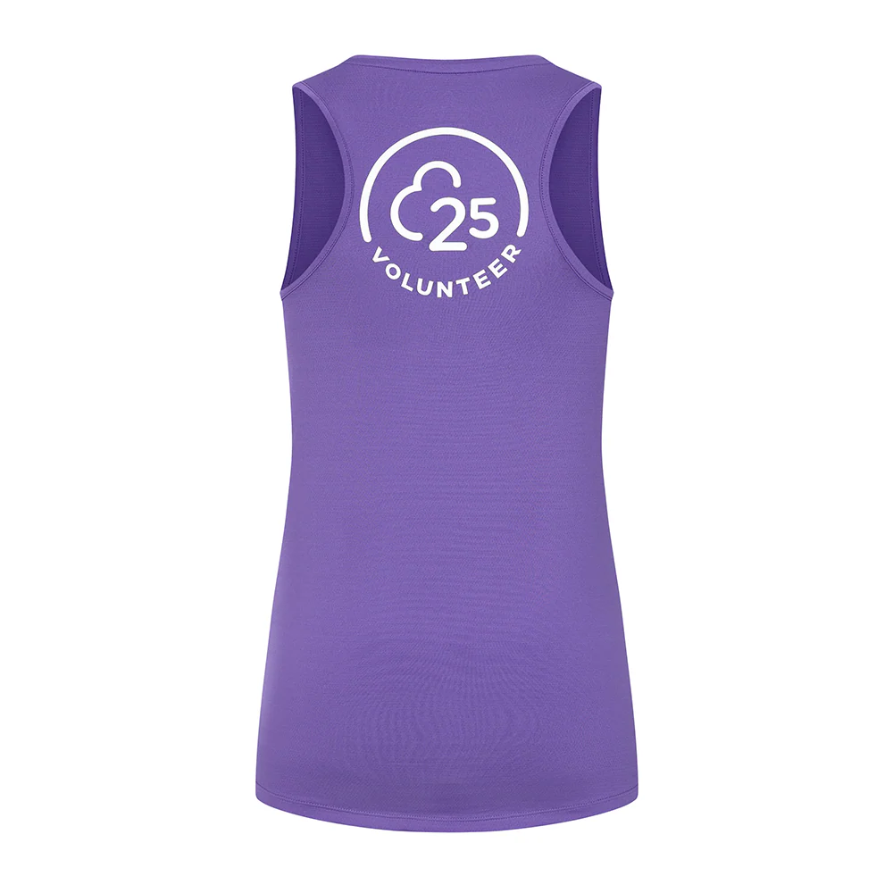 parkrun Milestone Women's Volunteer Singlet 25