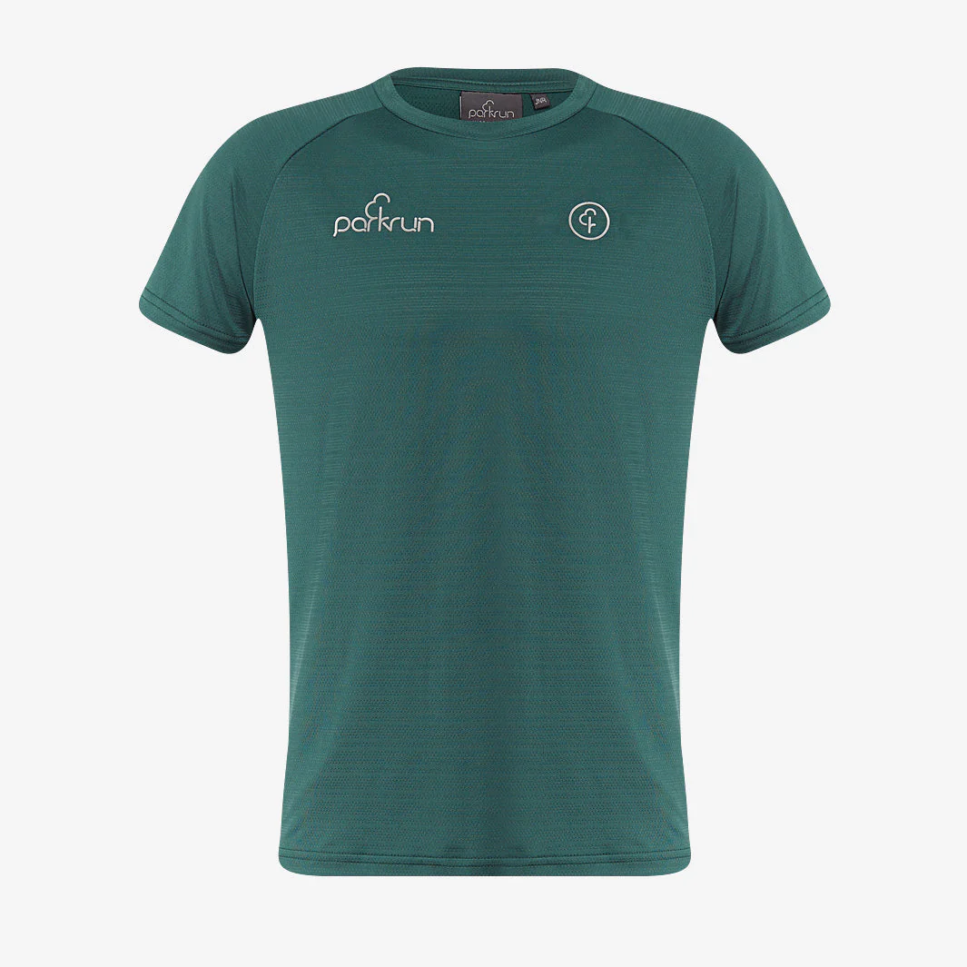 parkrun Milestone Youth T-Shirt 250 - Green - Image 2